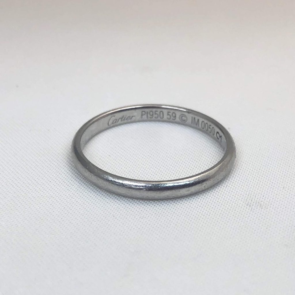カルティエの結婚指輪のサイズ直し