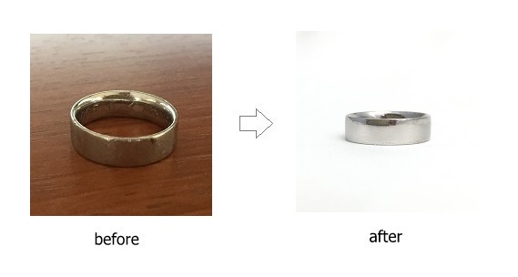 結婚指輪の磨き、クリーニング
